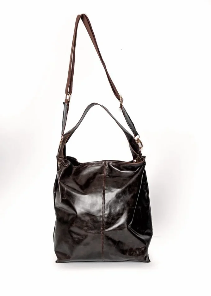 Elegancka skórzana torebka w stylu Vintage - Zaria - obrazek 7