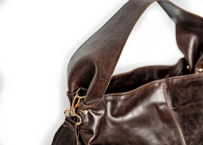 Elegancka skórzana torebka w stylu Vintage - Zaria - obrazek 10