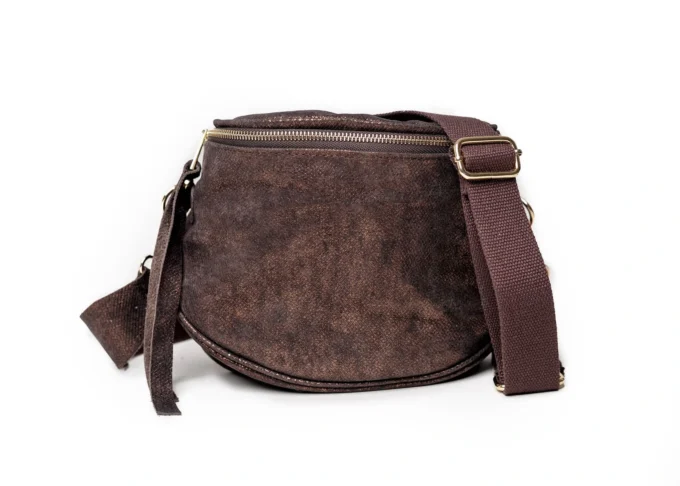 Stylowa torba nerka Lily Shimmer z naturalnej skóry